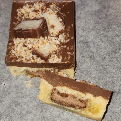 Coconut Choc Center Short Bread Biscuit Toasted Coconut
